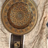Damascene Black and Gold Footed Decorative Dish Plate - Toledo Spain 24K Gold