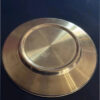 Damascene Black and Gold Footed Decorative Dish Plate - Toledo Spain 24K Gold