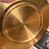 Damascene Black and Gold Footed Decorative Dish Plate - Toledo Spain 24K Gold