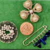 Mixed Lot of 3x Beautiful Vintage Brooches. Excellent Condition.