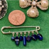 Mixed Lot of 3x Beautiful Vintage Brooches. Excellent Condition.
