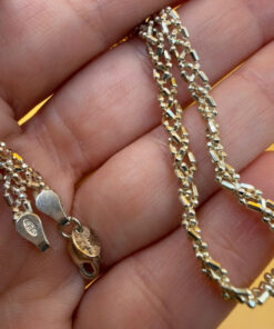 Amberta Unisex 925 Sterling Silver chain 46cm