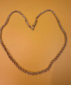 Amberta Unisex 925 Sterling Silver chain 46cm