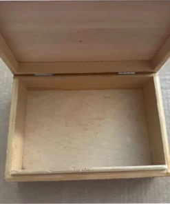 Vintage Russian Traditional Wooden Jewelry Box