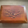 Vintage Russian Traditional Wooden Jewelry Box