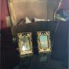 2 Damascene Picture Frames 24k Gold New