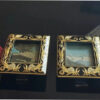 2 Damascene Picture Frames 24k Gold New