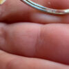 Ring with natural gemstones: sapphire, spinel, citrine, butterfly sterling silver 925, size O.~40