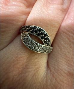 Incredible Sterling Silver Ring Uk Size R Yin-Yang Design(#15)