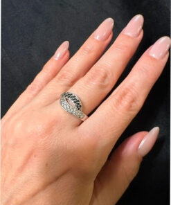 Incredible Sterling Silver Ring Uk Size R Yin-Yang Design