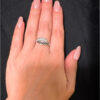 Incredible Sterling Silver Ring Uk Size R Yin-Yang Design(#15)
