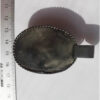 Pendant with Brazilian agate. Nickel silver with blackening. Vintage