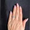 Vintage Sterling silver ring size M1/2. (1)
