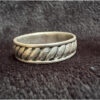 Vintage Sterling silver ring size M1/2. (1)