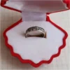 Silver zodiac ring, size M