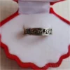 Silver zodiac ring, size M