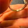 Incredibly beautiful cubic zirconia sterling silver ring Uk size M(#12)