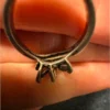Incredibly beautiful cubic zirconia sterling silver ring Uk size M(#12)