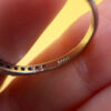 Silver ring with a large Black Tahitian Pearl, size M