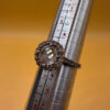 Sterling silver 925 ring with Czech glass, size M~108
