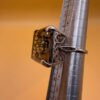 A stunning smoky topaz ring in sterling silver, size M½.
