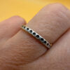 Sterling silver ring Uk size J