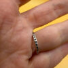 Sterling silver ring Uk size J