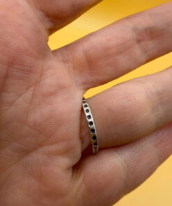 Sterling silver ring Uk size J