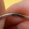 Sterling silver ring Uk size J