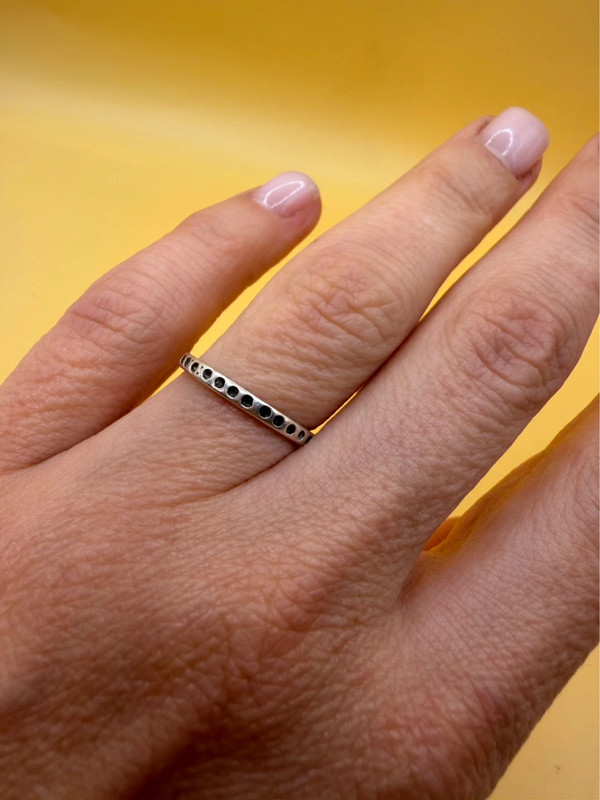 Sterling silver ring Uk size J