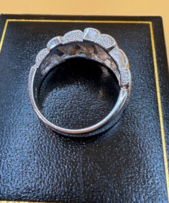 Massive Sterling silver ring Uk size Q
