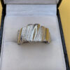 Massive Sterling silver ring Uk size Q~48