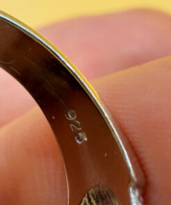 Massive Sterling silver ring Uk size Q