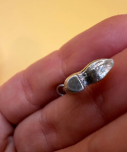 vintage sterling silver cowboy boot charm pendant