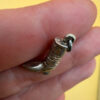 vintage sterling silver cowboy boot charm pendant ~46