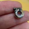 Pandora charm sterling silver, a sleeping cat ~46