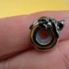Pandora charm sterling silver, a sleeping cat ~46