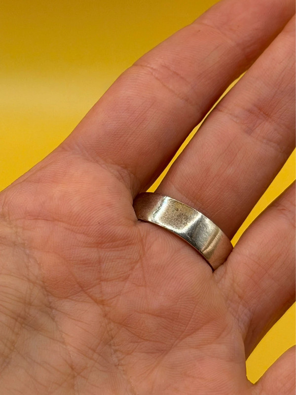Chunky 925 Sterling Silver Statement Ring Size P ~46