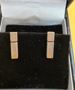 Fashion sterling silver stud earrings ~ 32