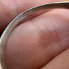 Vintage Sterling Silver Sapphire Ring Hallmarked, UK Size S½ – Three Rows of Sapphires – Tested~32