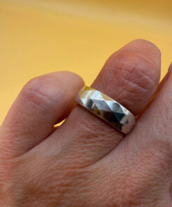Vintage 925 sterling silver ring, UK size L,Timeless and elegant ~32