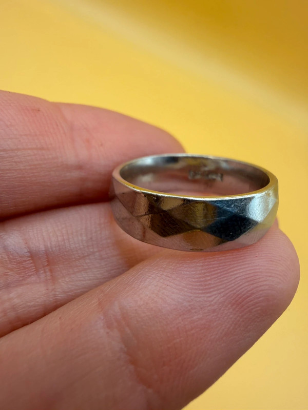 Vintage 925 sterling silver ring, UK size L,Timeless and elegant ~32