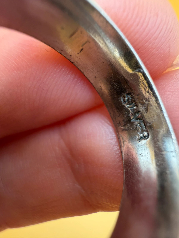 Vintage 925 sterling silver ring, UK size L,Timeless and elegant ~32