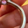 Silver 925 ring with natural amethyst, size N~15