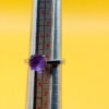 Silver 925 ring with natural amethyst, size N~15