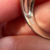 An incredibly beautiful 925 sterling silver ring with a peridot gemstone, UK size O~7