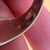 Stunning sterling silver signet ring featuring a natural onyx, size 0