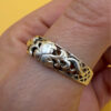 Uk size S1/2 Soviet sterling silver ring