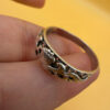 Uk size S1/2 Soviet sterling silver ring