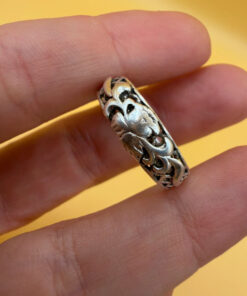 Uk size S1/2 Soviet sterling silver ring